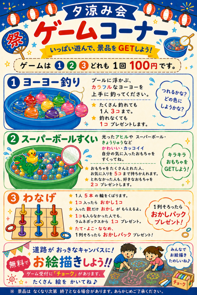 ゲームコーナー